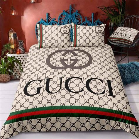 gucci bedding set|gucci comforter sets.